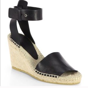 Vince Leather Sophie Espadrilles